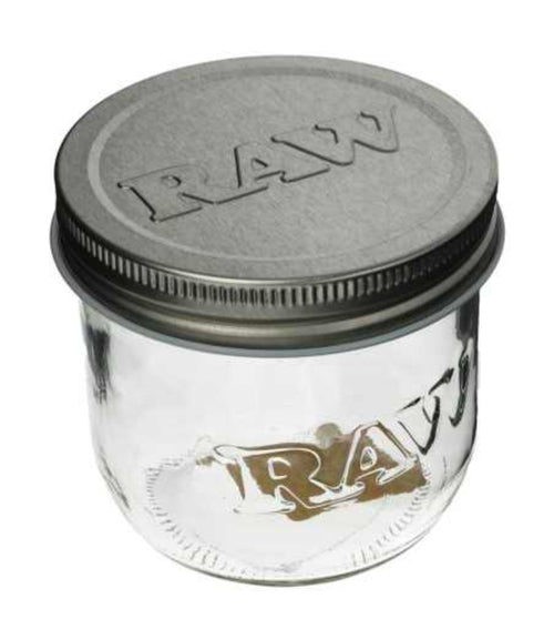 10oz Raw Glass Herb & Flower Jars – Premium Mini Stash Containers