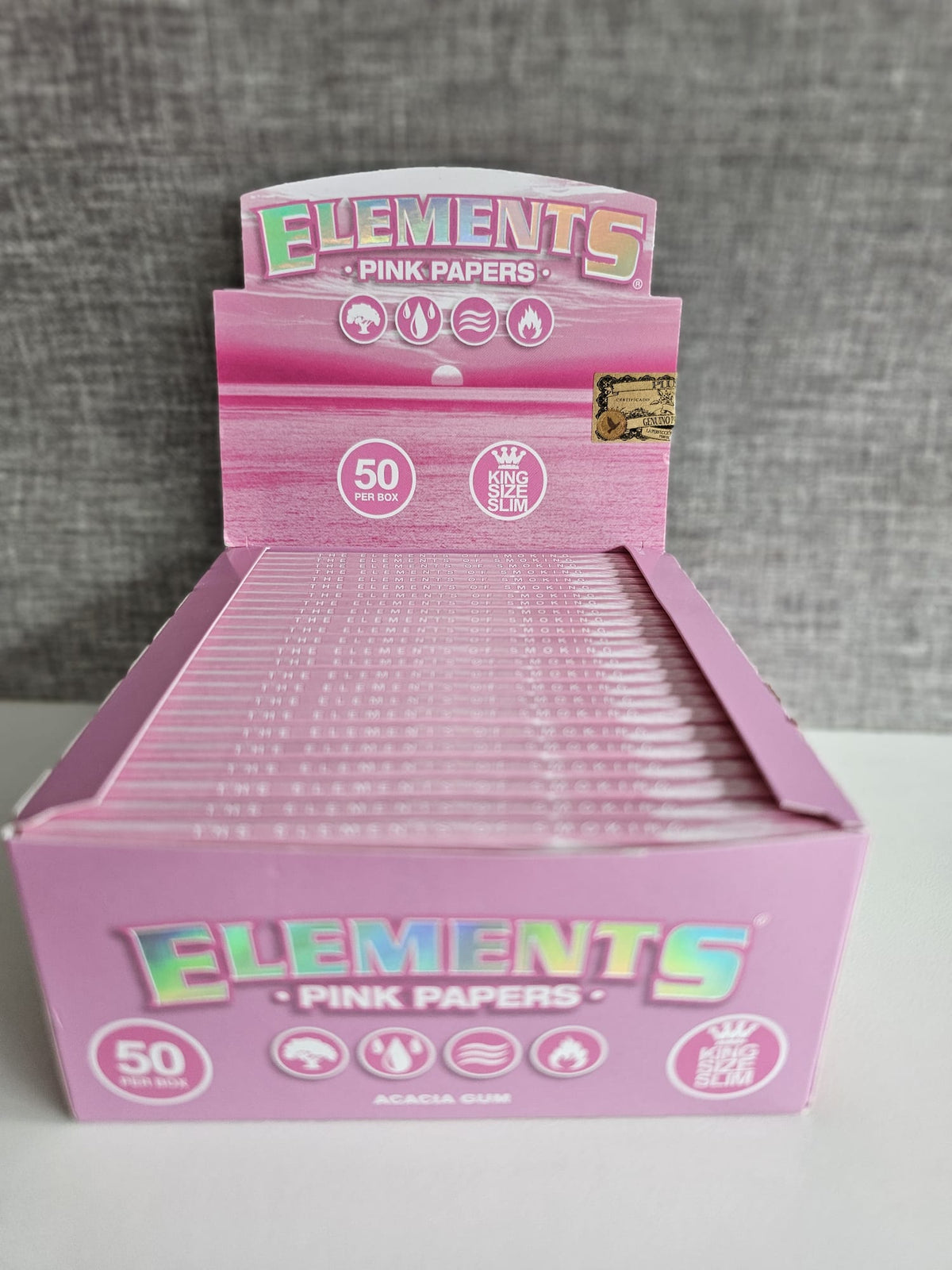 Elements king size slim - pink